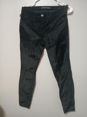 Rock & Republic Black Velvet Skinny Jeans